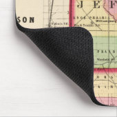 Jefferson, Franklin, Williamson-Landkreis Mousepad (Ecke)