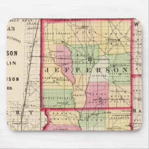 Jefferson, Franklin, Williamson-Landkreis Mousepad