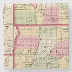 Jefferson, Franklin, Williamson-Landkreise Steinuntersetzer