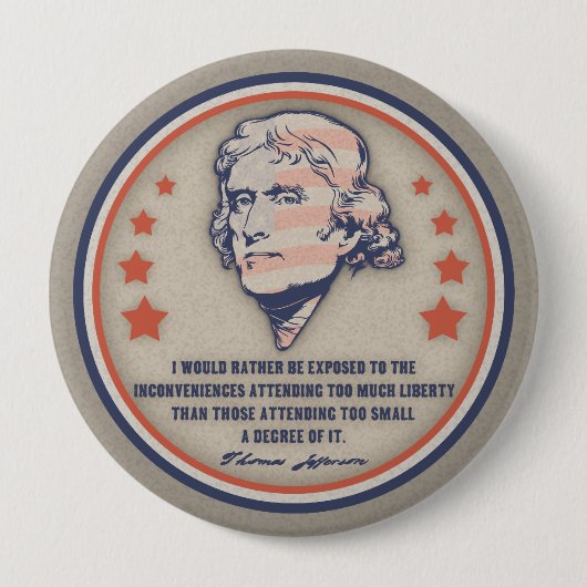 Jefferson-Freiheit II Button (Vorderseite)