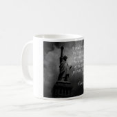 Jefferson-Freiheits-Tasse Kaffeetasse (Vorderseite Links)