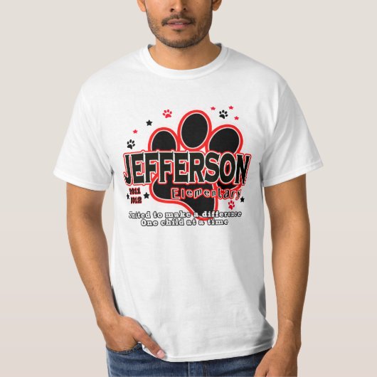 Jefferson grundlegend T-Shirt (Vorderseite)