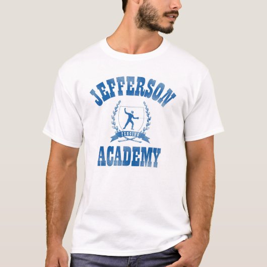 Jefferson-Hochschulfechten T-Shirt (Vorderseite)
