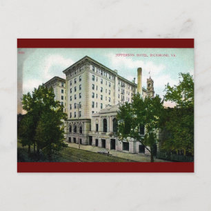Jefferson Hotel, Richmond, Virginia Vintage Postkarte