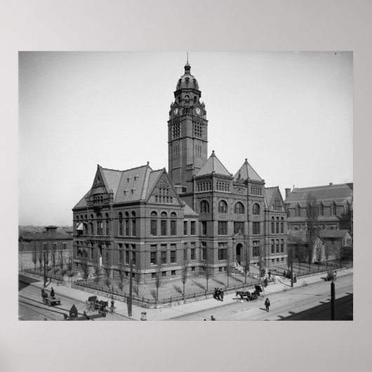 Jefferson Landkreis Courthouse Poster (Vorne)