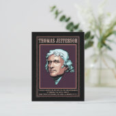 Jefferson - Liberty Postkarte (Stehend Vorderseite)