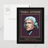 Jefferson - Liberty Postkarte (Vorne/Hinten)