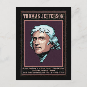 Jefferson - Liberty Postkarte