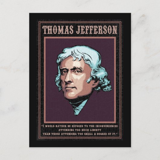 Jefferson - Liberty Postkarte (Vorderseite)