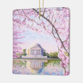 Jefferson Memorial Cherry Blossoms Ornament (Links)