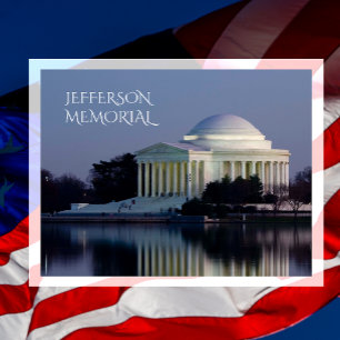 Jefferson Memorial feiert 250 Jahre Postkarte