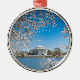 Jefferson Memorial im Frühjahr Ornament Aus Metall
