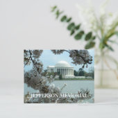 Jefferson Memorial, Kirschblüten, Gezeitenbecken Postkarte (Stehend Vorderseite)