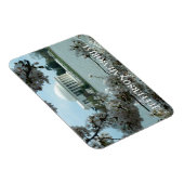 Jefferson Memorial, Kirschblüten Magnet (Rechte Seite)