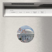 Jefferson Memorial - Kirschblüten Magnet (In Situ (Geschirrspüler))