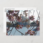 Jefferson Memorial National Cherry Blossom Fest Postkarte (Vorne/Hinten)