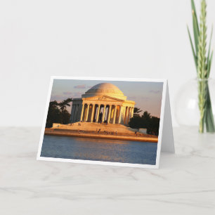 Jefferson Memorial Note/Greeting Card Karte