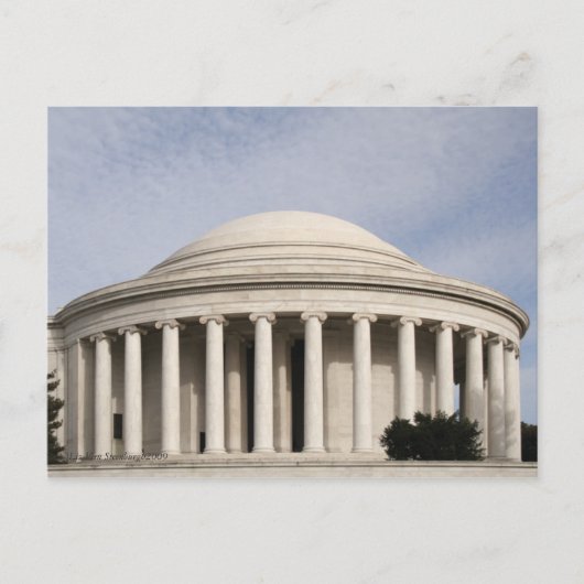 Jefferson Memorial Postcard Postkarte (Vorderseite)