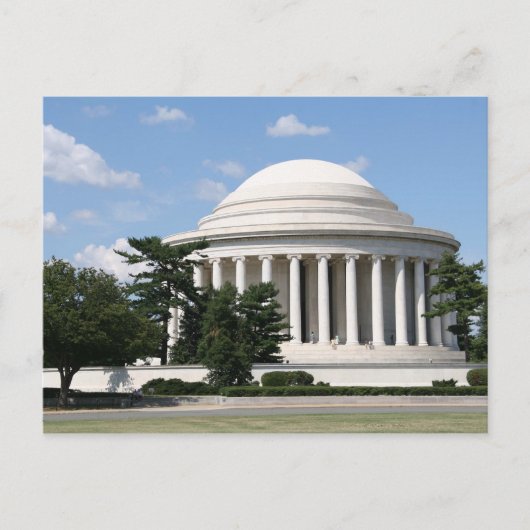 Jefferson Memorial Postkarte (Vorderseite)