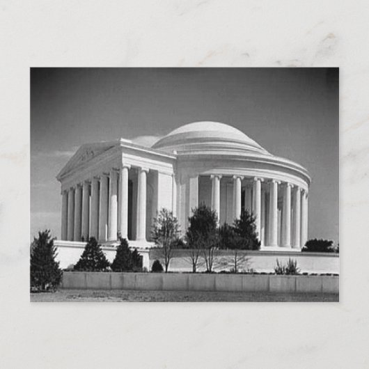Jefferson Memorial Postkarte (Vorderseite)