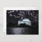 Jefferson Memorial Postkarte (Vorne/Hinten)