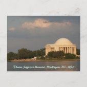 Jefferson Memorial Postkarte (Vorderseite)
