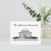 Jefferson Memorial: Postkarten (Stehend Vorderseite)