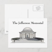 Jefferson Memorial: Postkarten (Vorne/Hinten)