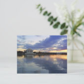 Jefferson Memorial Sunset Postcard Postkarte (Stehend Vorderseite)