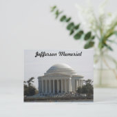 Jefferson Memorial Washington DC 2001 Postkarte (Stehend Vorderseite)