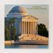 Jefferson Memorial Washington DC. Jigsaw Puzzle (Vertikal)