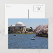 Jefferson Memorial Washington DC Postkarte (Vorne/Hinten)