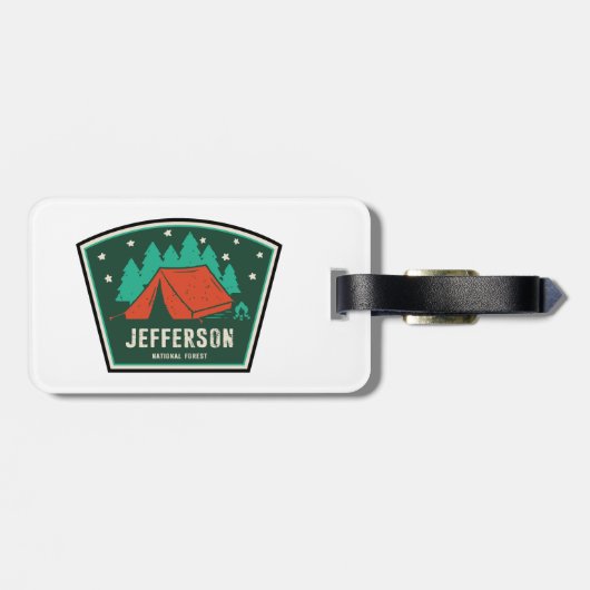 Jefferson National Forest Camping Gepäckanhänger (Rückseite horizontal)