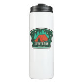 Jefferson National Forest Camping Thermosbecher (Vorderseite)