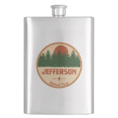 Jefferson National Forest Flachmann (Vorderseite)