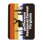 Jefferson National Forest Virginia Magnet (Vertikal)