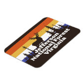 Jefferson National Forest Virginia Magnet (Linke Seite)
