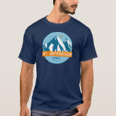 Jefferson New Hampshire Stars Moon T-Shirt (Vorderseite)