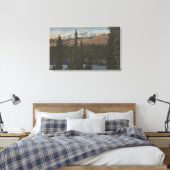 Jefferson, Oregon - Aussicht vom Hunts Lake Leinwanddruck (Insitu (Schlafzimmer))