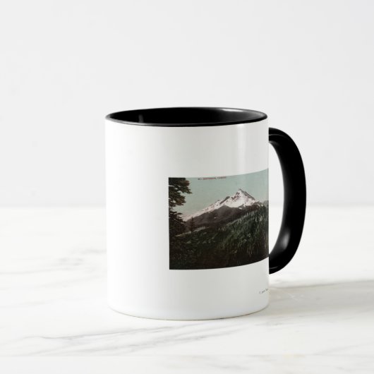 Jefferson, Oregon Mountain View Tasse (VorderseiteRechts)