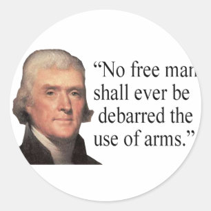 Jefferson Quote Aufkleber