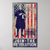 Jefferson Revolution Propaganda Print Poster (Vorne)