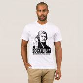 Jefferson-Sozialismus-kundengerechter Slogan-T - T-Shirt (Vorne ganz)