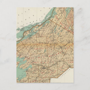 Jefferson, St Lawrence Landkreises Postkarte