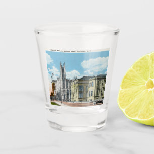 Jefferson St., Syracuse, New York Vintag Schnapsglas