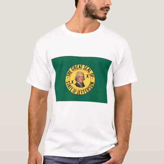 Jefferson-Staats-Flagge T-Shirt (Vorderseite)