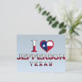 Jefferson �, Texas Postkarte (Stehend Vorderseite)