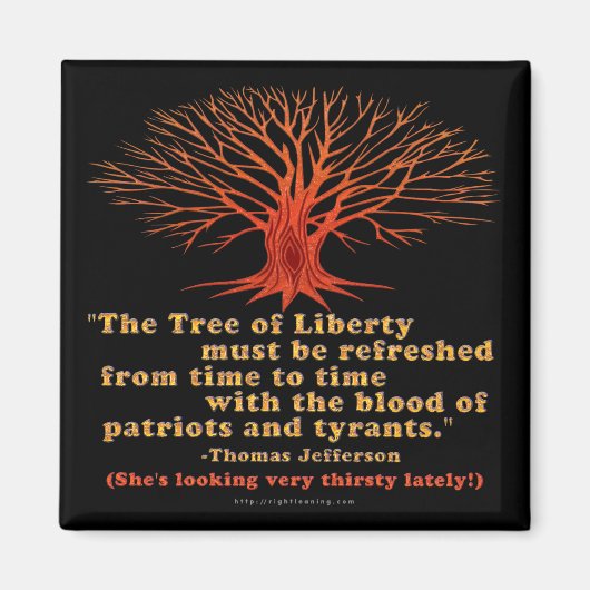 Jefferson Tree of Liberty Magnet (Vorne)