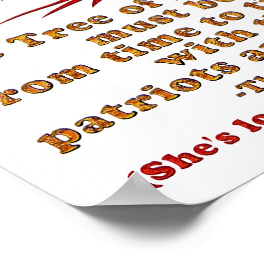 Jefferson Tree of Liberty Poster (Ecke)