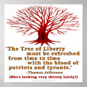 Jefferson Tree of Liberty Poster (Vorne)